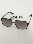 Okulary przeciwsłoneczne męskie z metalową ramką Modern Style ~ Zara