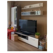 Meble do salonu, szafka rtv, półki, witryna 