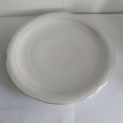 Porcelana Chodzież kamelia złota talerz na ciasto 32,5 cm