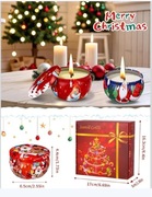 Świąteczne świece sojowe, zapachowe