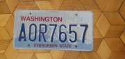 Washington    tablica rejestracyjna usa oryginal
