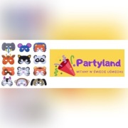 Maska miś tygrys lew słoń mix party przedstawienie