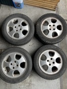 Alufelgi Opel Astra G 4x100 opony 2018 rok całoroczne