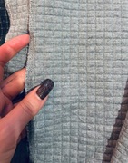 Dzianina dresowa dresowka pikowana pik szara bawełniana  