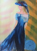  Oczekiwanie Obraz olejny 70/90 cm