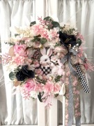 Wianek Wiosenny z Zającami