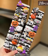 Ozdobna gumka do włosów Halloween | różne wzory