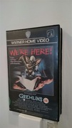 Gremliny Rozrabiają 1 , 2  VHS Filmy Kasety wideo Pakiet HORROR
