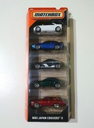 Matchbox Japan Cruisers II Mazda Lexus Subaru Nissan 5pak zestaw