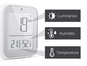 Czujnikk MOES ZigBee  jasność termometr światło temperatura Home Assistant