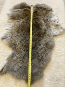 Królik skórki futerko szare