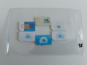 Zestaw kart sim z logo ERA GSM - unikat