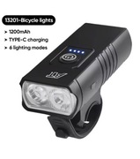 Podwójna LAMPKA rowerowa MOCNA SILNA akumulatorowa !!! przednia C"