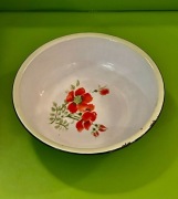 Miska emaliowana z lat 60 PRL vintage