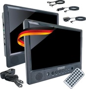 SCHWAIGER 716474 Przenośny odtwarzacz DVD 2 ekrany