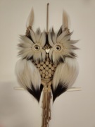 Sowa makrama ręcznie wykonana 