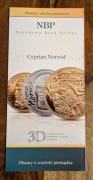 Folder NBP 2013 - Cyprian Norwid 200, 10 i 2 zł