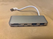 Hub dodatkowe gniazda usb i na karty do Imac 21,5 i 27