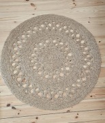 Okrągła mata śr. 120 cm z trawy morskiej