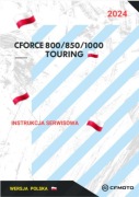 KSIAZKA SERWISOWA CFMOTO CFORCE 800 850 1000 2024r SERWISOWKA j.POLSKI