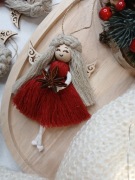 Ozdoba na choinkę handmade aniołek