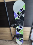 Snowboard RAVEN 152cm + wiązania CROXER