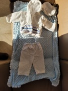 Ubranko chrzcielne zimowe rozmiar 74 (3-6miesięcy)