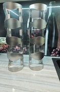 Wiszący metalowy stojak na wino IKEA (podana cena jest za 2 sztuki). 