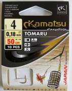 Haczyki z przyponami Kamatsu Tomaru Feeder 4/0,18mm
