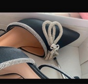 szpilki czarne blyszczace