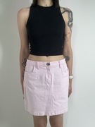 Różowa krótka jeansowa spódniczka rozm. M/L X-Mail