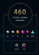 Konto League of Legeds / 460 skinów / wszystkie postacie