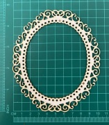 Scrapek Ramka owalna LBA000255