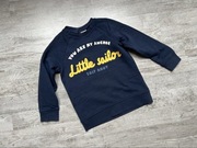 H&M granatowa bawełniana bluza chłopięca Little Sailor j nowa 92 cm