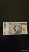 Unikatowe oryginalne banknoty 100 zł z serii AA 
