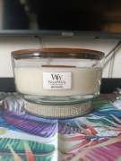 Świeca świeczka Yankee candle Woodwick Mint truffle unikat łódka elipsa 