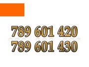 789 601 420 + 789 601 430 ZŁOTY NUMER STARTER ORANGE KARTA PREPAID 2 SZT.