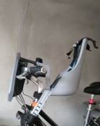 Fotelik rowerowy Bobike Exclusive + osłona przeciwwiatrowa 9-15kg