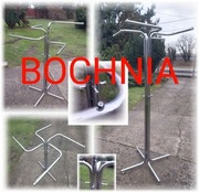 4 ramienny STOJAK WIESZAK odzież sklep chrom 7pozi