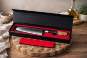 Profesjonalny nóż Santoku DAMASCUS 66 warstw + etui