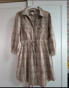 Krótka sukienka damska H&M M 38 bawełna