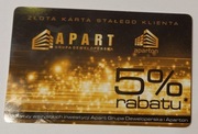 Karta rabatowa APART DEWELOPER -5%