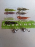 Gumy larwa wazki, czeburaszka - komplet