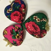 Komplet 3 bombek choinkowych góralskich średnica bombki  12 cm 