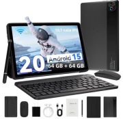 Tablet z Androidem 15 czarny z kompletem akcesoriów 