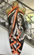 Chusta szal pareo sarong z lnu len 180 cm x 90 cm