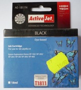 Tusz Epson T1811 black zamiennik ActiveJet przeterminowany