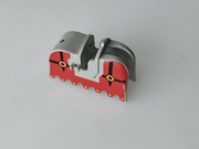 Lego element derka dla konia 2490pb01 Castle z lat 90