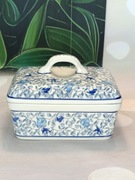 Maselniczka  duża głęboka maselnica  ceramika artystyczna Bolesławiec 