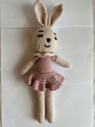 Królik lalka szydełko handmade rękodzieło 